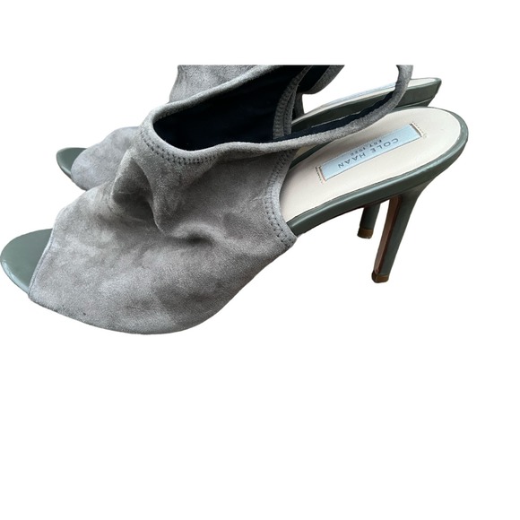 Cole Haan Gray suede slingback heels, 9M - Picture 7 of 7